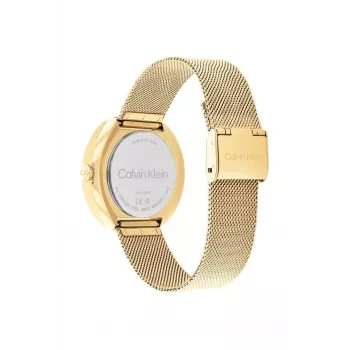 Zegarek damski CALVIN KLEIN Minimal Extension 25200339 38,5 mm Srebrna Stal Nierdzewna Siatka