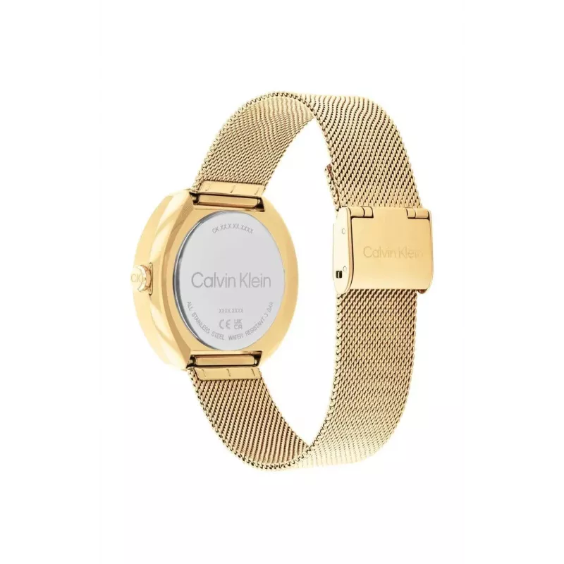 Zegarek damski CALVIN KLEIN Minimal Extension 25200339 38,5 mm Srebrna Stal Nierdzewna Siatka