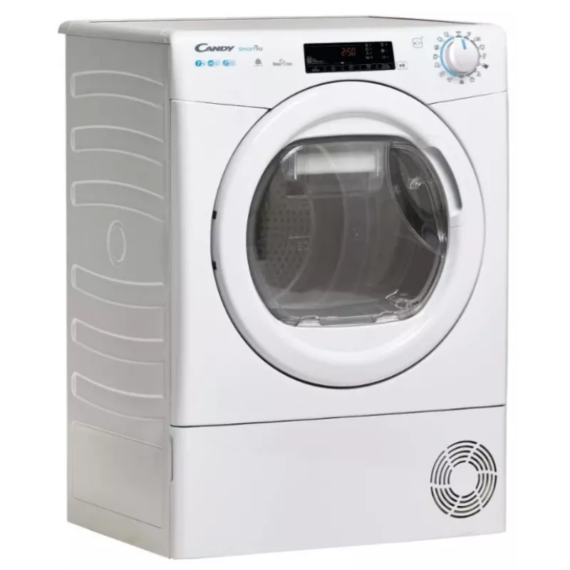 Candy CSOE H7A2TE-S Suszarka bębnowa z pompą ciepła, wolnostojąca, 7 kg, A++, Wi-Fi, Biała