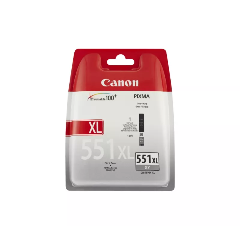 Canon CLI-551GY XL High Yield Grey Ink Cartridge - 11 ml