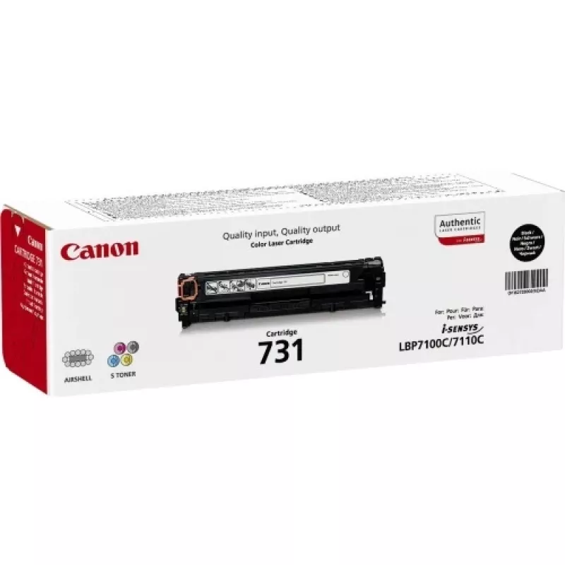 Canon CRG 731 (6272B002) Toner Cartridge, Black