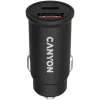 Canyon C-20B03 Bezprzewodowa Mysz Optyczna, Czarny, 800/1200/1600 DPI, Odbiornik USB Nano