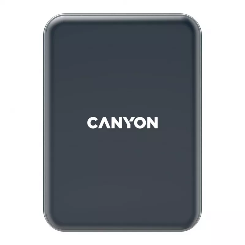 Uchwyt samochodowy i ładowarka bezprzewodowa CANYON CH-15 MegaFix, 15W, USB-C, Czarny