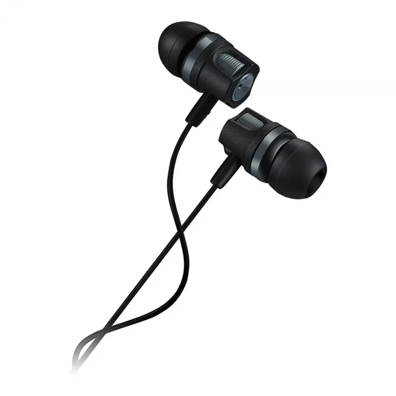CANYON EP-3 Słuchawki douszne z mikrofonem, płaski kabel 1,2 m, ciemnoszary