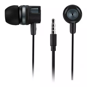 CANYON EP-3 Słuchawki douszne z mikrofonem, płaski kabel 1,2 m, ciemnoszary