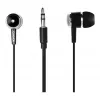 CANYON EPM-01 Słuchawki douszne przewodowe z mikrofonem, kabel 1,2 m, czarny