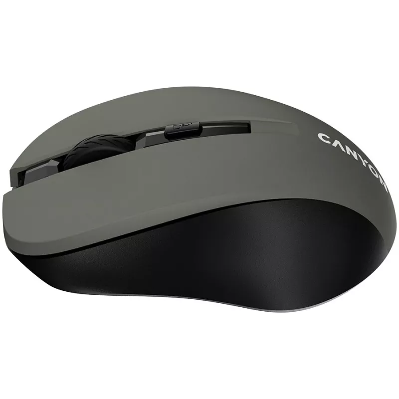CANYON MW-1 Bezprzewodowa Mysz Optyczna - 2.4 GHz, 1600 DPI, Szary