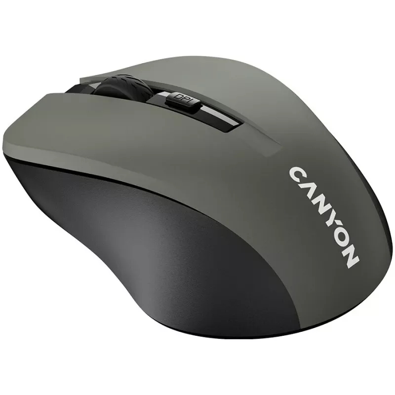 CANYON MW-1 Bezprzewodowa Mysz Optyczna - 2.4 GHz, 1600 DPI, Szary
