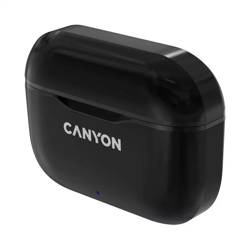 Canyon TWS-3 True Wireless słuchawki douszne Bluetooth z etui ładującym, czarne