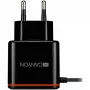Canyon Ładowarka ścienna z kablem USB Type-C, 2.1A, Czarna