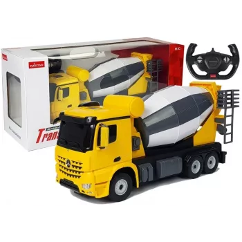 Samochód RC Mercedes-Benz Arocs Rastar 1:14 Żółty