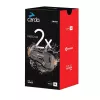 Cardo FRC2X103 Motocyklowy Interkom Bluetooth 2 Kanały 800 m Czarny