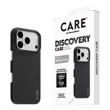 Etui CARE by PanzerGlass Discovery z MagSafe do iPhone 17 Pro – przezroczyste