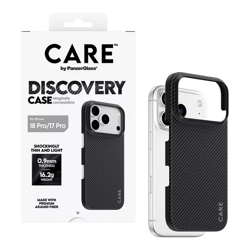 Etui CARE by PanzerGlass Discovery z MagSafe do iPhone 17 Pro – przezroczyste