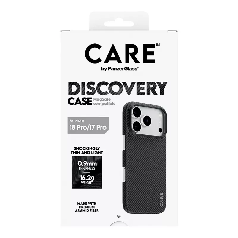 Etui CARE by PanzerGlass Discovery z MagSafe do iPhone 17 Pro – przezroczyste