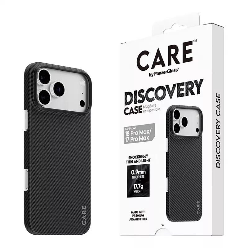 Etui CARE by PanzerGlass Discovery z MagSafe do iPhone 17 Pro Max - przezroczyste