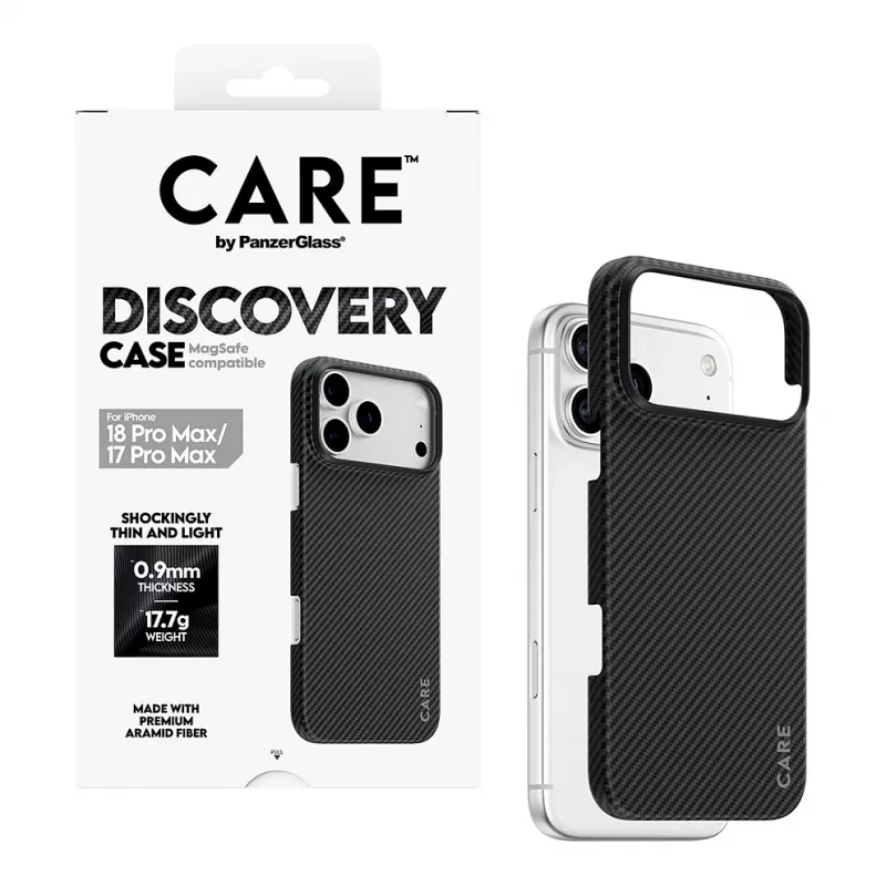 Etui CARE by PanzerGlass Discovery z MagSafe do iPhone 17 Pro Max - przezroczyste