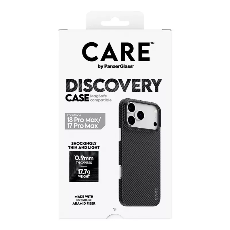 Etui CARE by PanzerGlass Discovery z MagSafe do iPhone 17 Pro Max - przezroczyste