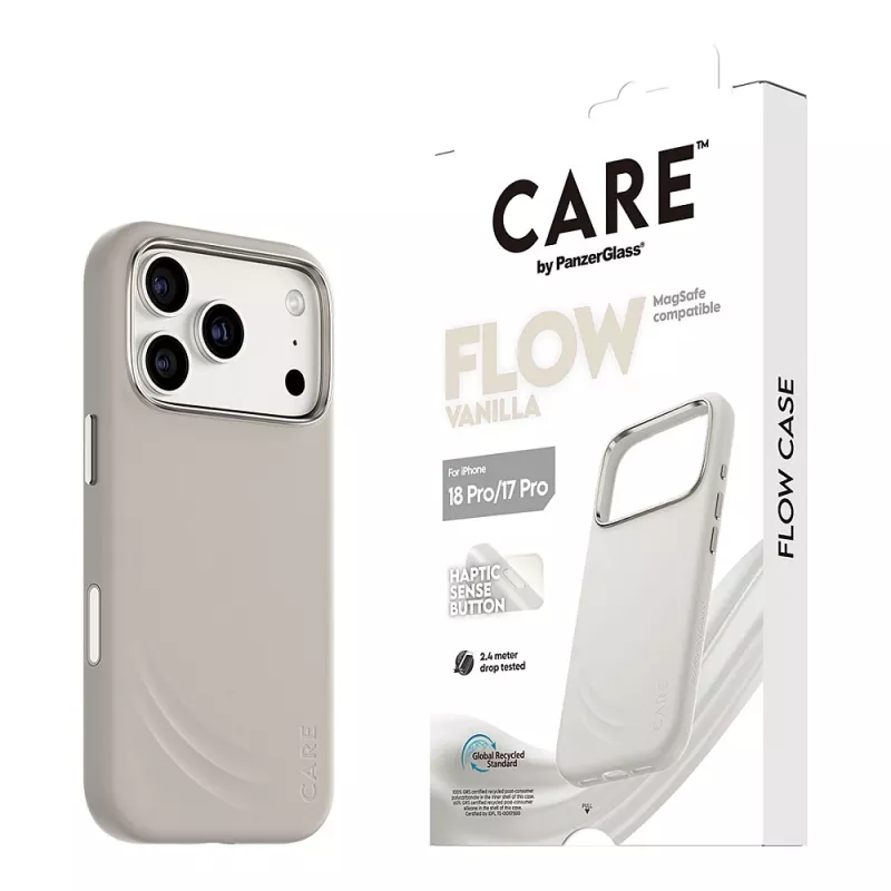 CARE by PanzerGlass Flow Case Vanilla z MagSafe do iPhone 17 Pro