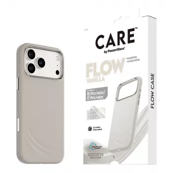 Etui CARE by PanzerGlass Flow Case Vanilla z MagSafe do iPhone 17 Pro Max