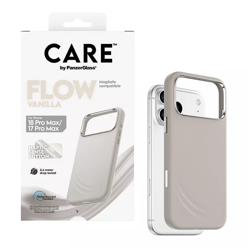 Etui CARE by PanzerGlass Flow Case Vanilla z MagSafe do iPhone 17 Pro Max