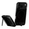 Etui z podstawką CARE by PanzerGlass Smokey Black MagSafe do iPhone 17 Pro