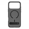 CARE by PanzerGlass Etui z podstawką Smokey z czarnym MagSafe dla iPhone 17 Pro Max