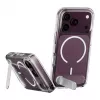 Etui z podstawką CARE by PanzerGlass przezroczyste z białym MagSafe dla iPhone 17 Pro