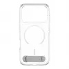 Etui z podstawką CARE by PanzerGlass przezroczyste z białym MagSafe dla iPhone 17 Pro