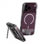 Etui z podstawką CARE by PanzerGlass przezroczyste z białym MagSafe dla iPhone 17 Pro