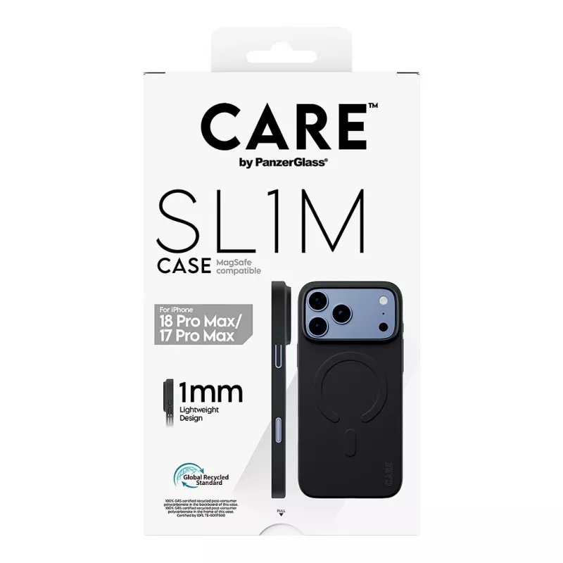 Etui CARE by PanzerGlass SL1M czarny z MagSafe dla iPhone 17 Pro Max