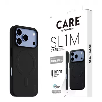 Etui CARE by PanzerGlass SL1M z MagSafe do iPhone 17 Pro - Czarny