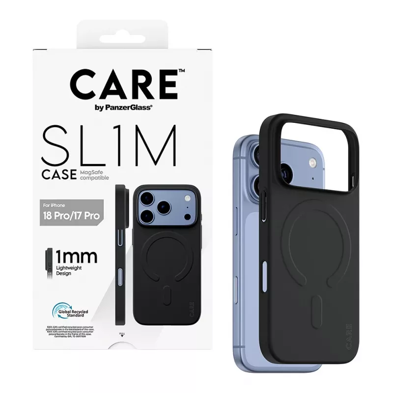 Etui CARE by PanzerGlass SL1M z MagSafe do iPhone 17 Pro - Czarny