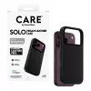 Etui CARE by PanzerGlass Solo z wegańskiej skóry, czarne, z MagSafe dla iPhone 17 Pro