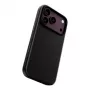Etui CARE by PanzerGlass Solo z wegańskiej skóry, czarne, z MagSafe dla iPhone 17 Pro