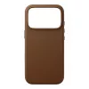 Etui CARE by PanzerGlass Solo z wegańskiej skóry, brązowe, z MagSafe, do iPhone 17 Pro