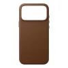 Etui CARE by PanzerGlass Solo z wegańskiej skóry, brązowe, z MagSafe, do iPhone 17 Pro Max