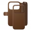 CARE by PanzerGlass Tango etui 2 w 1 z portfelem brązowe z MagSafe dla iPhone 17 Pro
