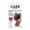 CARE by PanzerGlass Tango etui 2 w 1 z portfelem brązowe z MagSafe dla iPhone 17 Pro