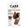 Etui portfel CARE by PanzerGlass Tango 2-w-1 brązowe z MagSafe dla iPhone 17 Pro Max