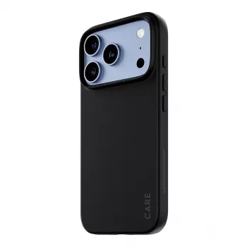Etui CARE by PanzerGlass TPU Czarne iPhone 17 Pro