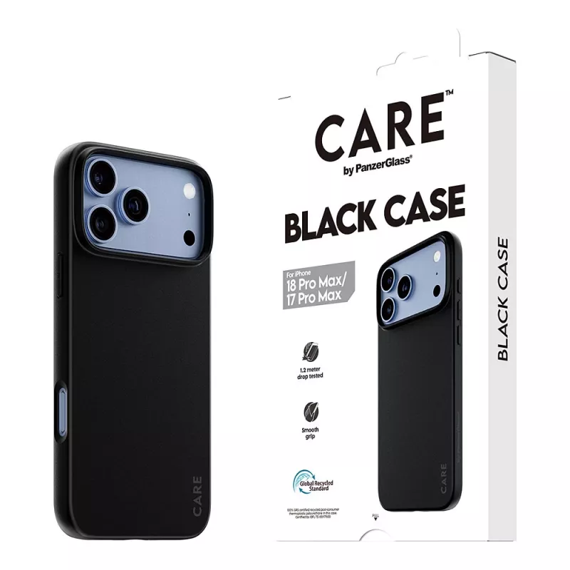 Etui TPU CARE by PanzerGlass do iPhone 17 Pro Max - czarny
