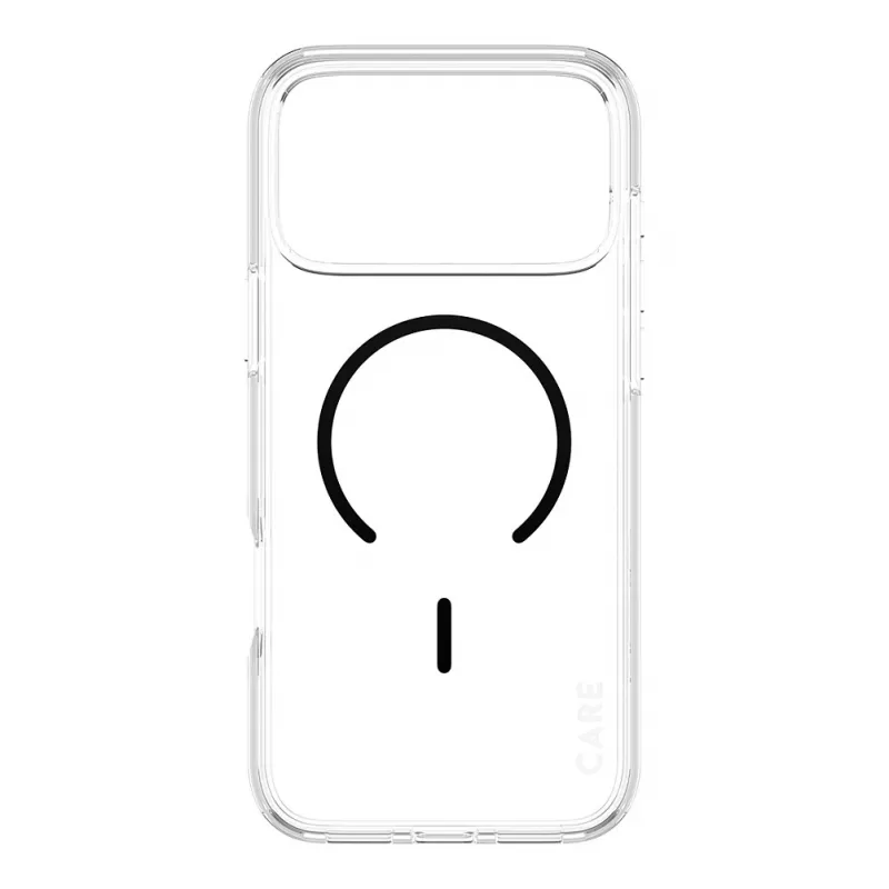 CARE by PanzerGlass Urban Explorer Case Transparent with Black MagSafe for iPhone 17 Pro Max