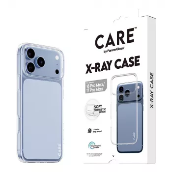 Etui CARE by PanzerGlass X-Ray do iPhone 17 Pro Max – przezroczyste