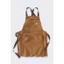 Fartuch z napierśnikiem Carhartt Duck Brown z potrójnymi szwami i 7 kieszeniami