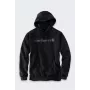 Carhartt Marquette Logo Hooded Sweatshirt - Czarny/Szary - Rozmiar L
