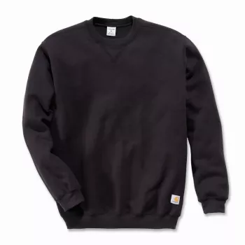 Carhartt Męska bluza z okrągłym dekoltem Midweight - Czarny
