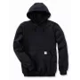 Carhartt Midweight Hoodie Black - Męska bluza z polarem, zakładana przez głowę