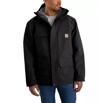 Carhartt Super Dux Insulated Coat - Czarny - Męski krój Relaxed Fit