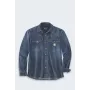 Carhartt WIP Montana Denim Relaxed LS Shirt Wyatt - Męska koszula dżinsowa z długim rękawem